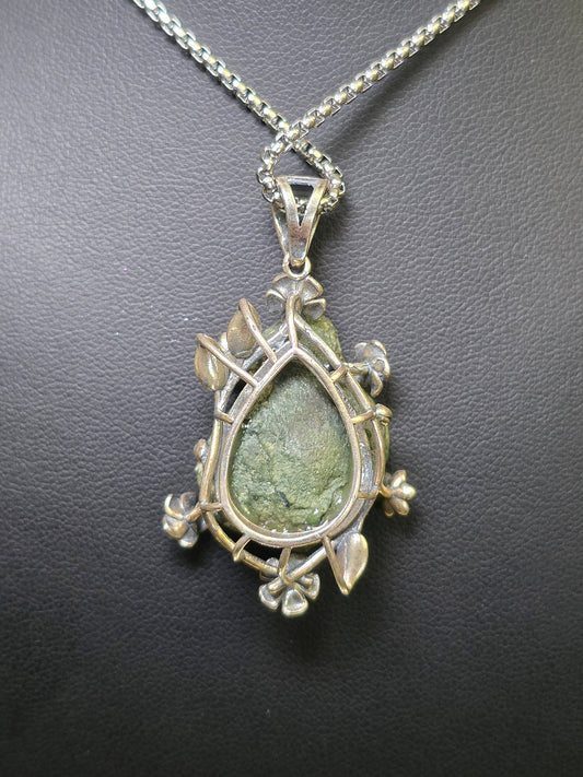 Druzy Geode Garden Pendant A