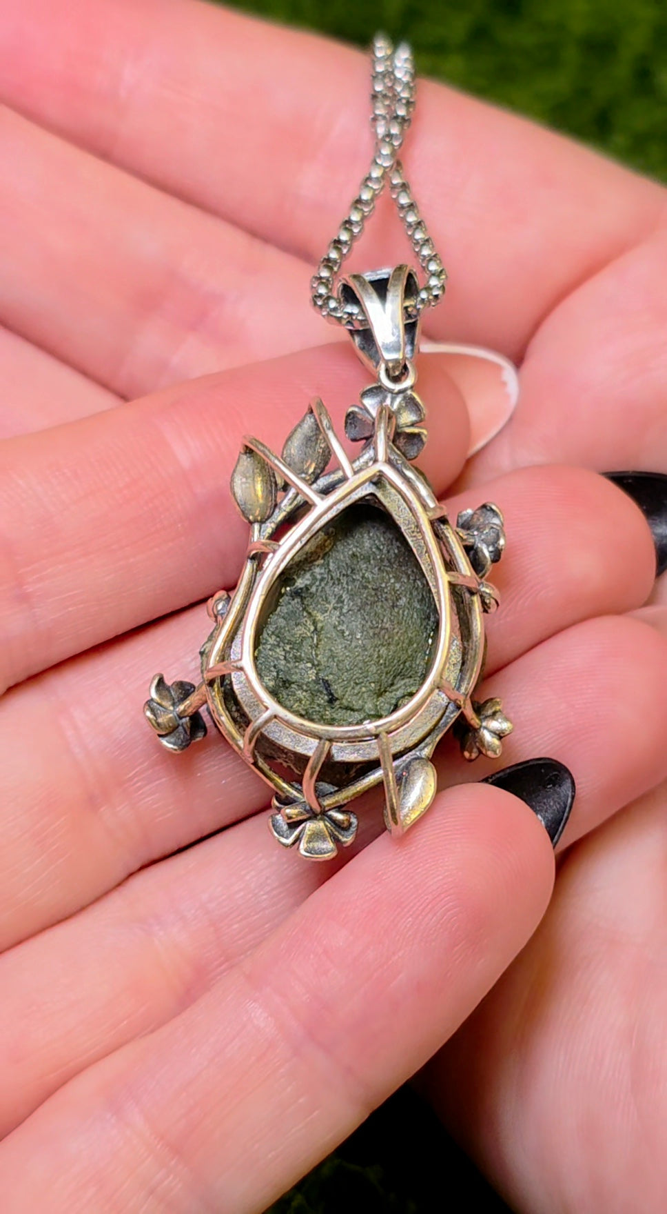 Druzy Geode Garden Pendant A
