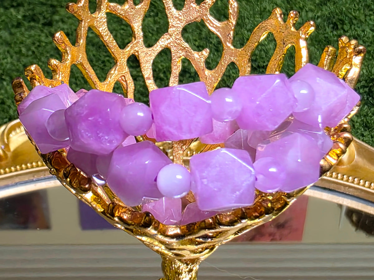 Kunzite Stretch Bracelet 10mm