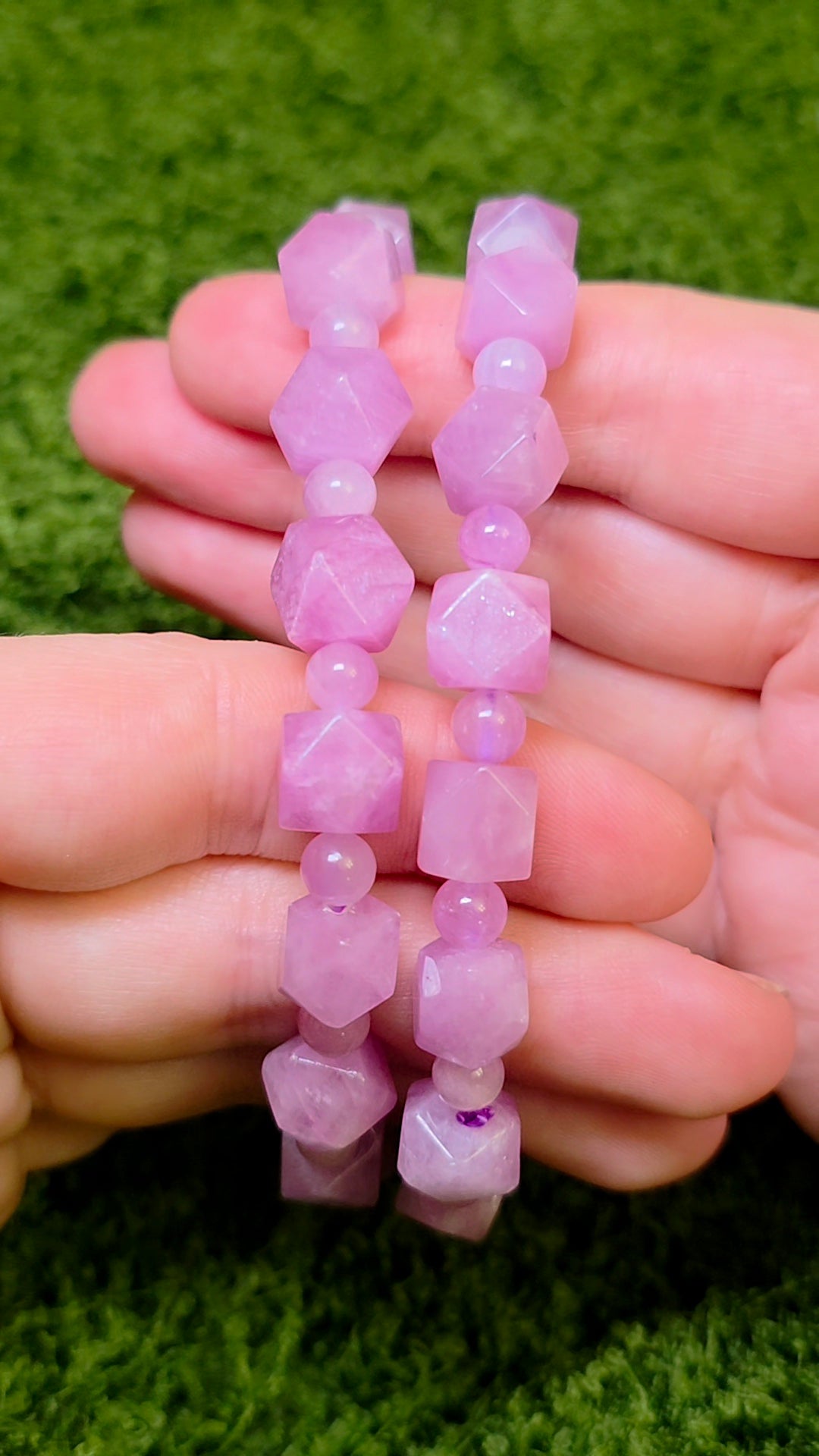 Kunzite Stretch Bracelet 10mm