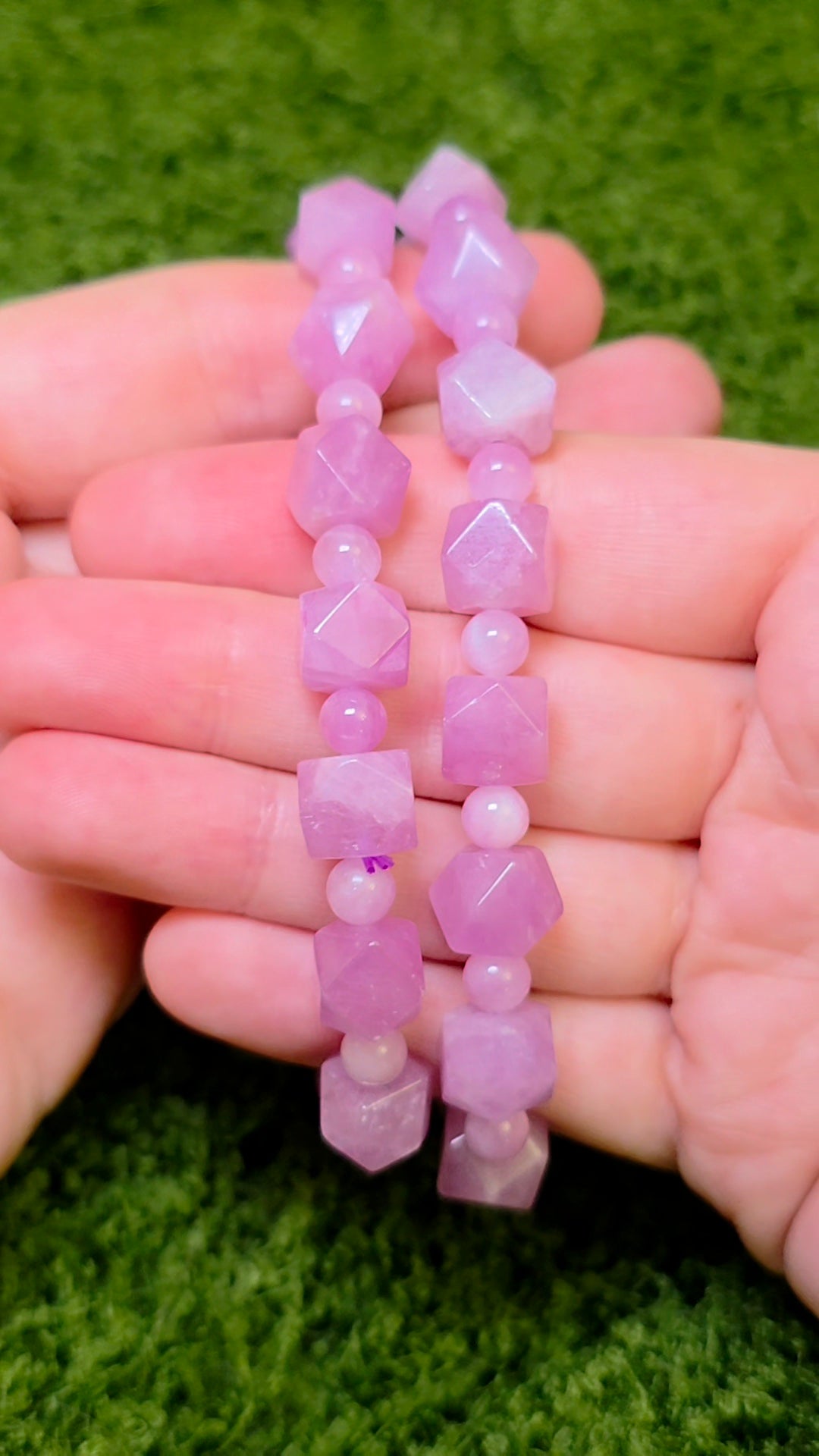 Kunzite Stretch Bracelet 10mm