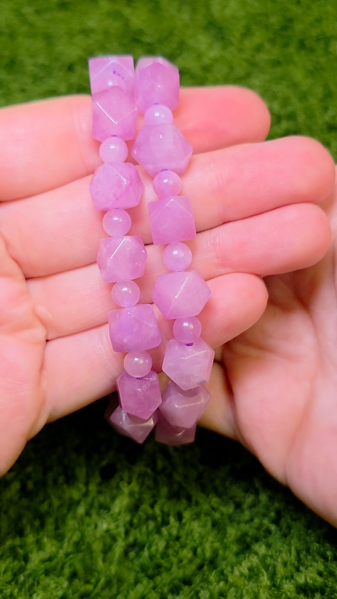Kunzite Stretch Bracelet 10mm