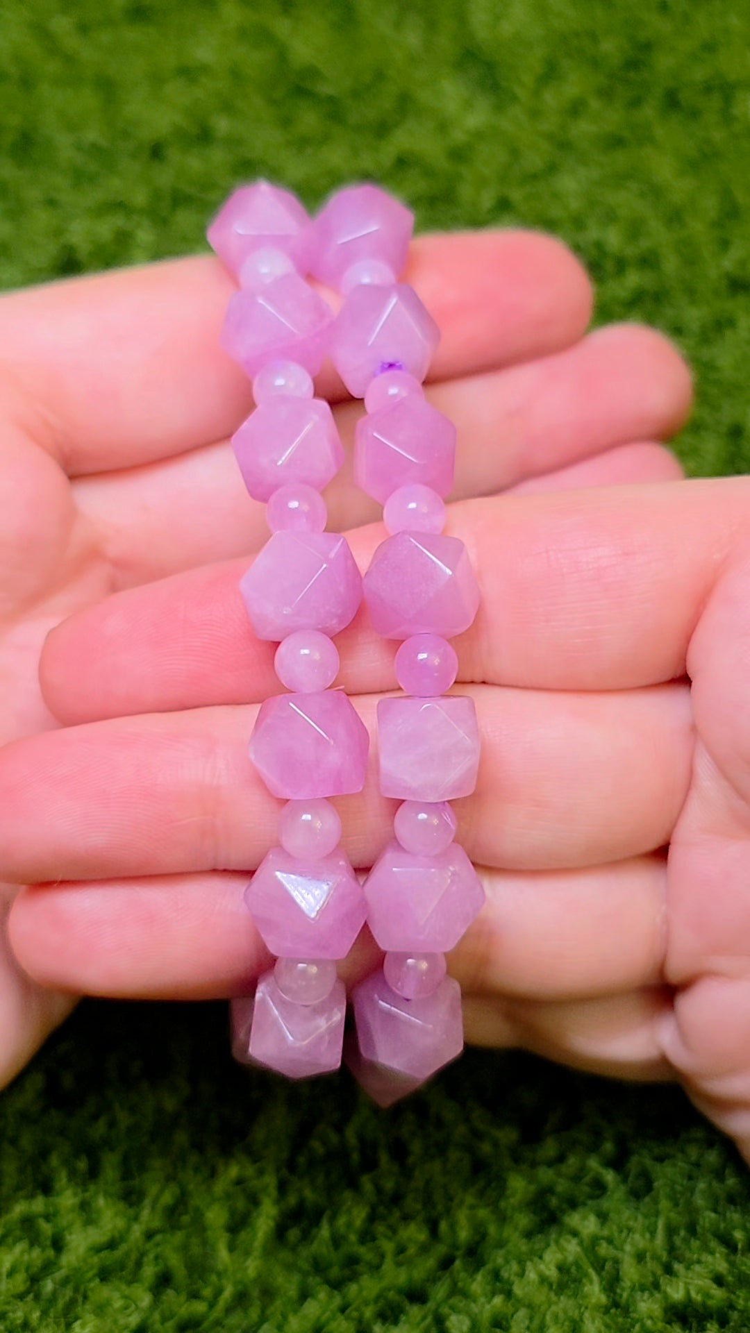 Kunzite Stretch Bracelet 10mm