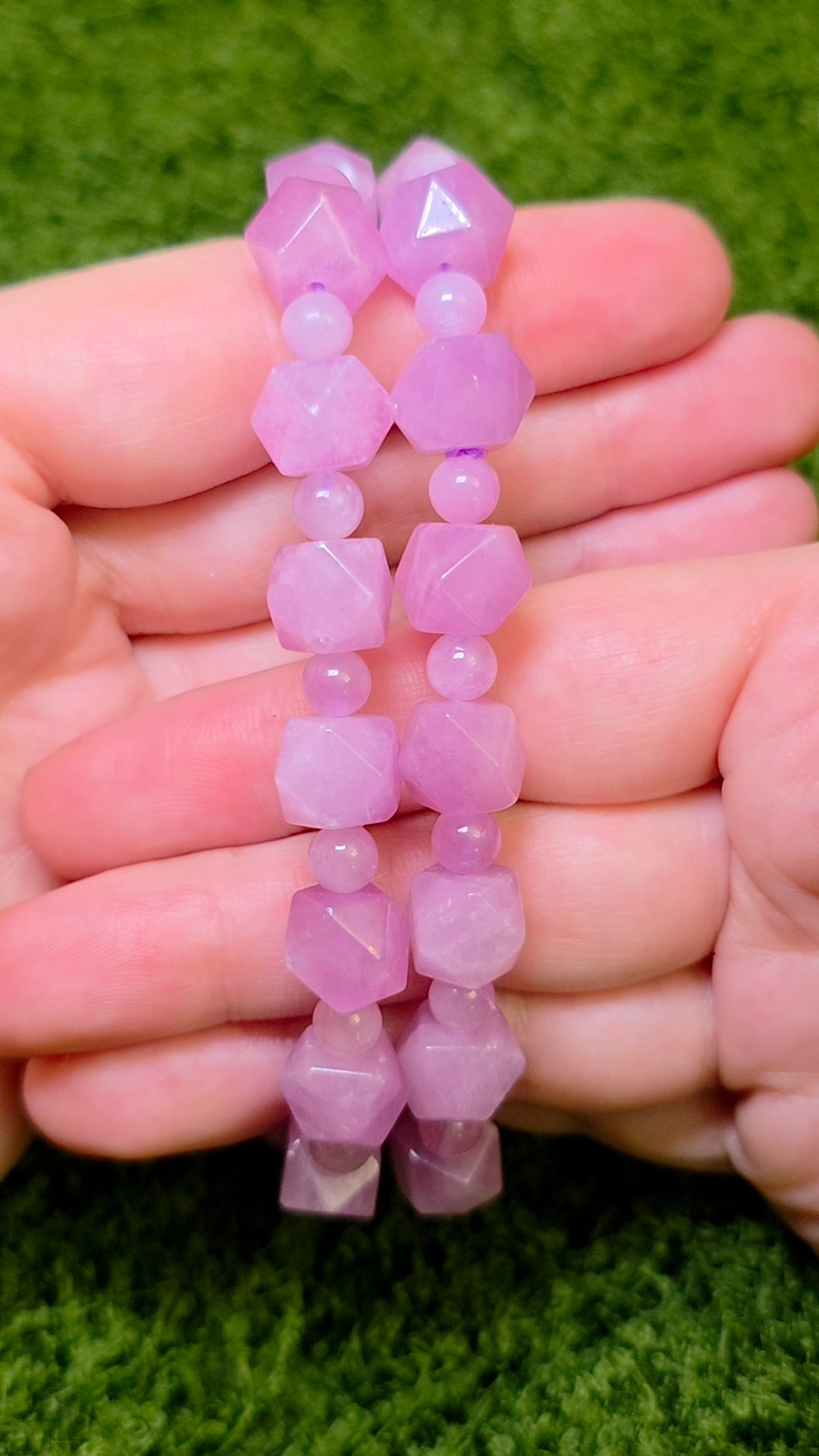 Kunzite Stretch Bracelet 10mm