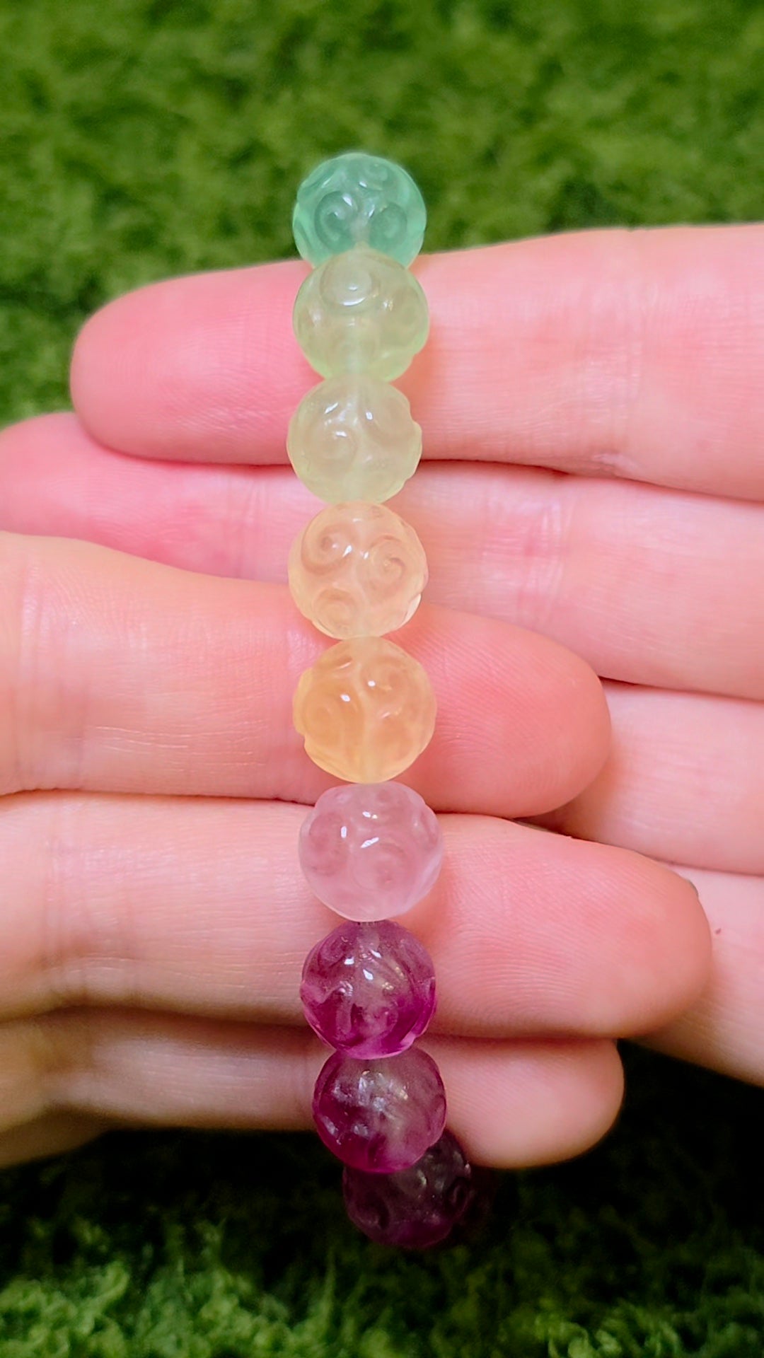 Candy Fluorite Stretch Bracelet 10mm