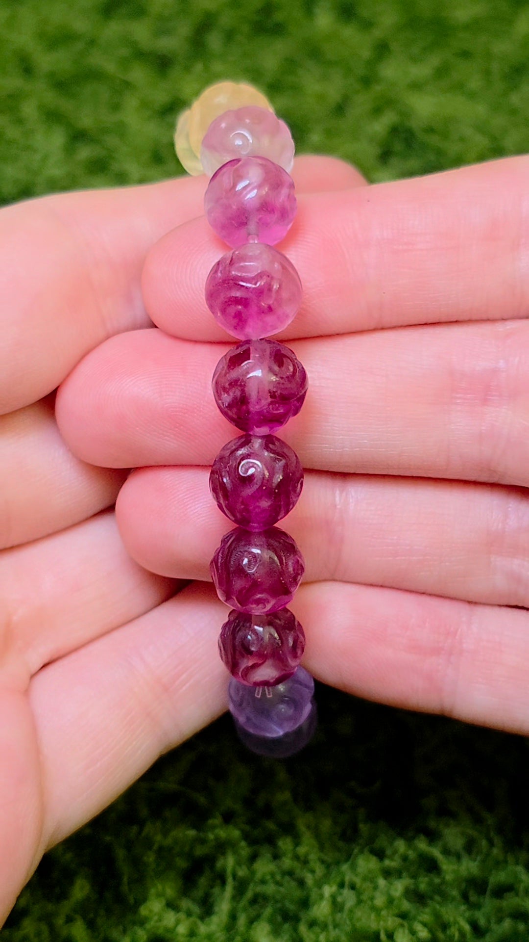 Candy Fluorite Stretch Bracelet 10mm