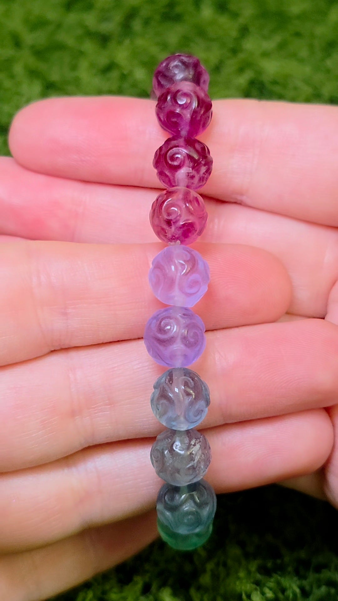 Candy Fluorite Stretch Bracelet 10mm