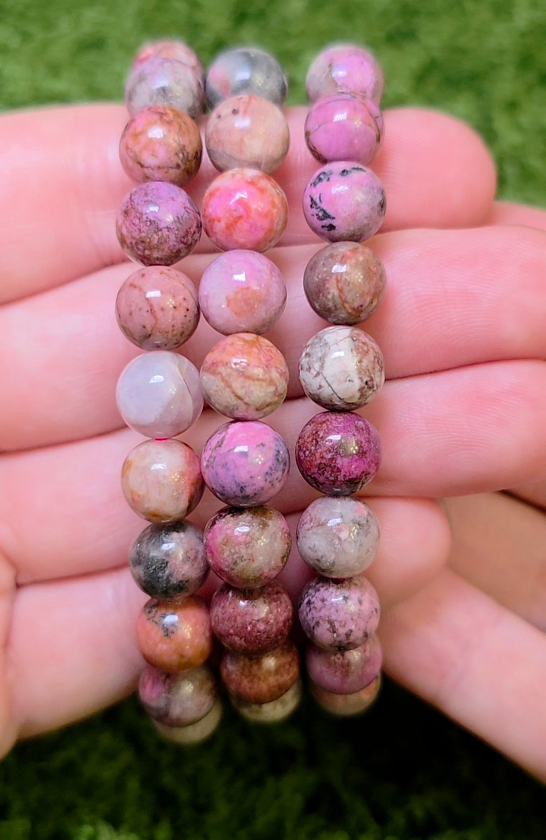 Cobalto Calcite Stretch Bracelet 8mm