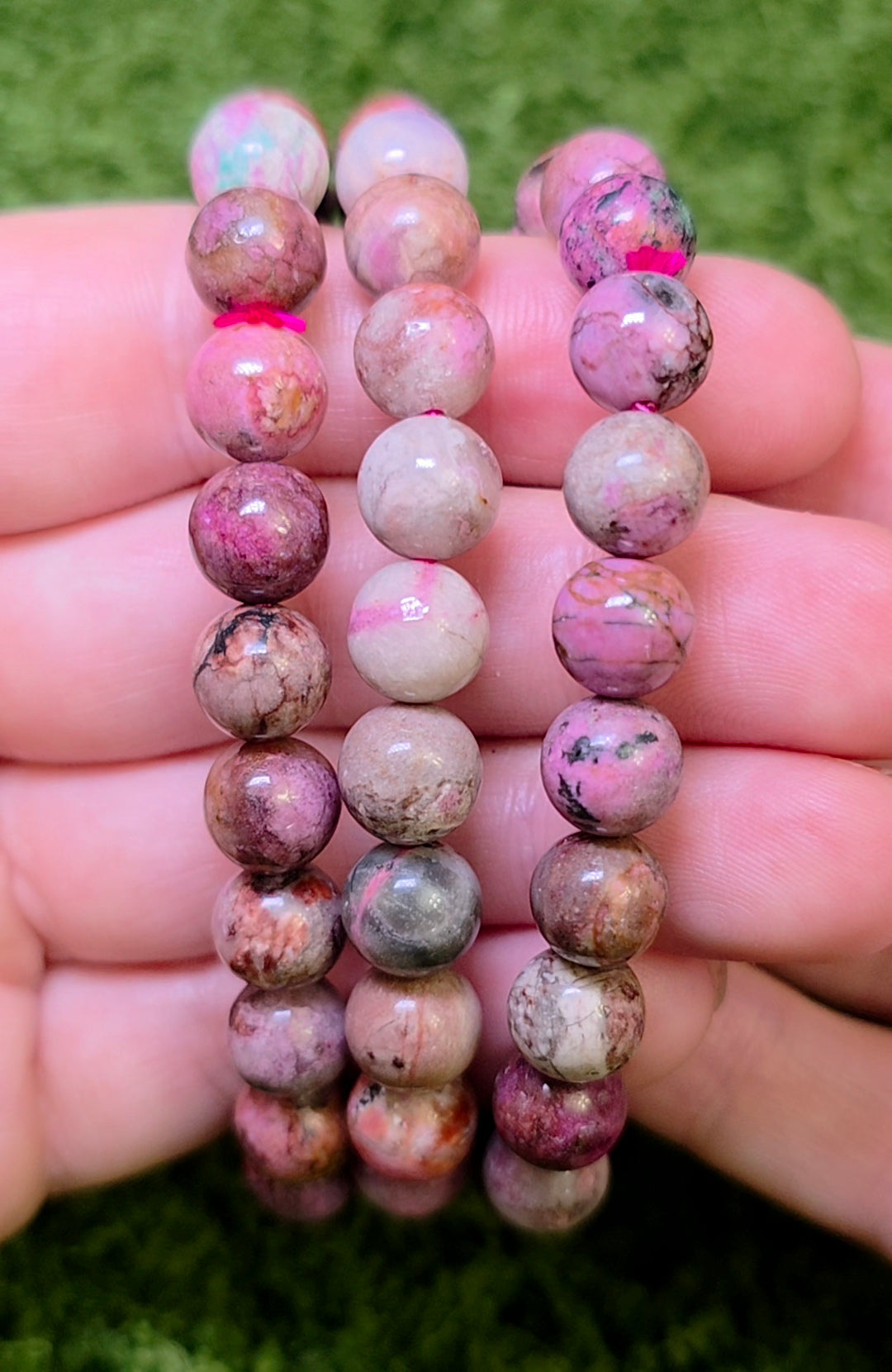 Cobalto Calcite Stretch Bracelet 8mm