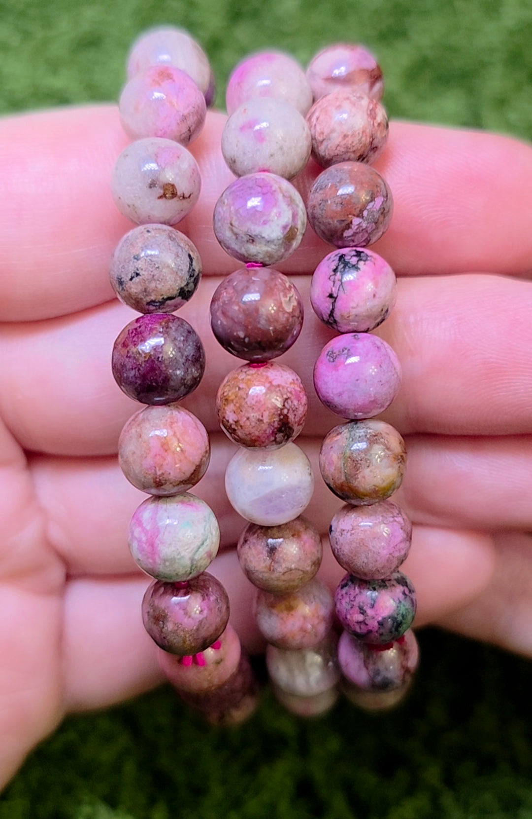 Cobalto Calcite Stretch Bracelet 8mm