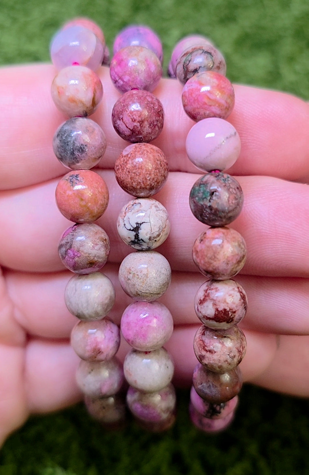 Cobalto Calcite Stretch Bracelet 8mm