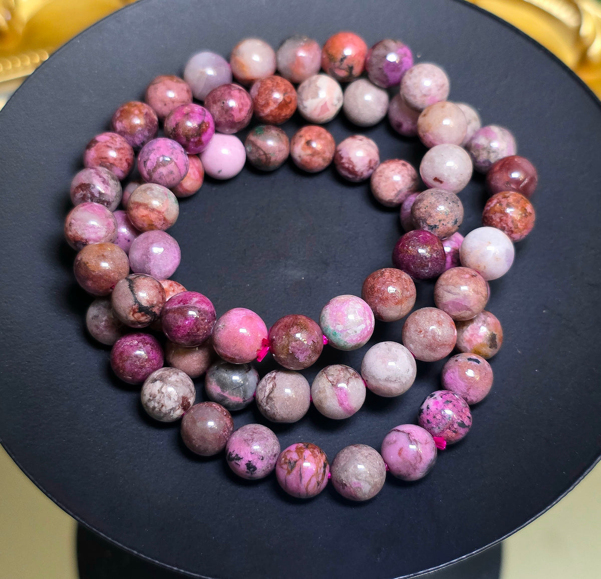 Cobalto Calcite Stretch Bracelet 8mm