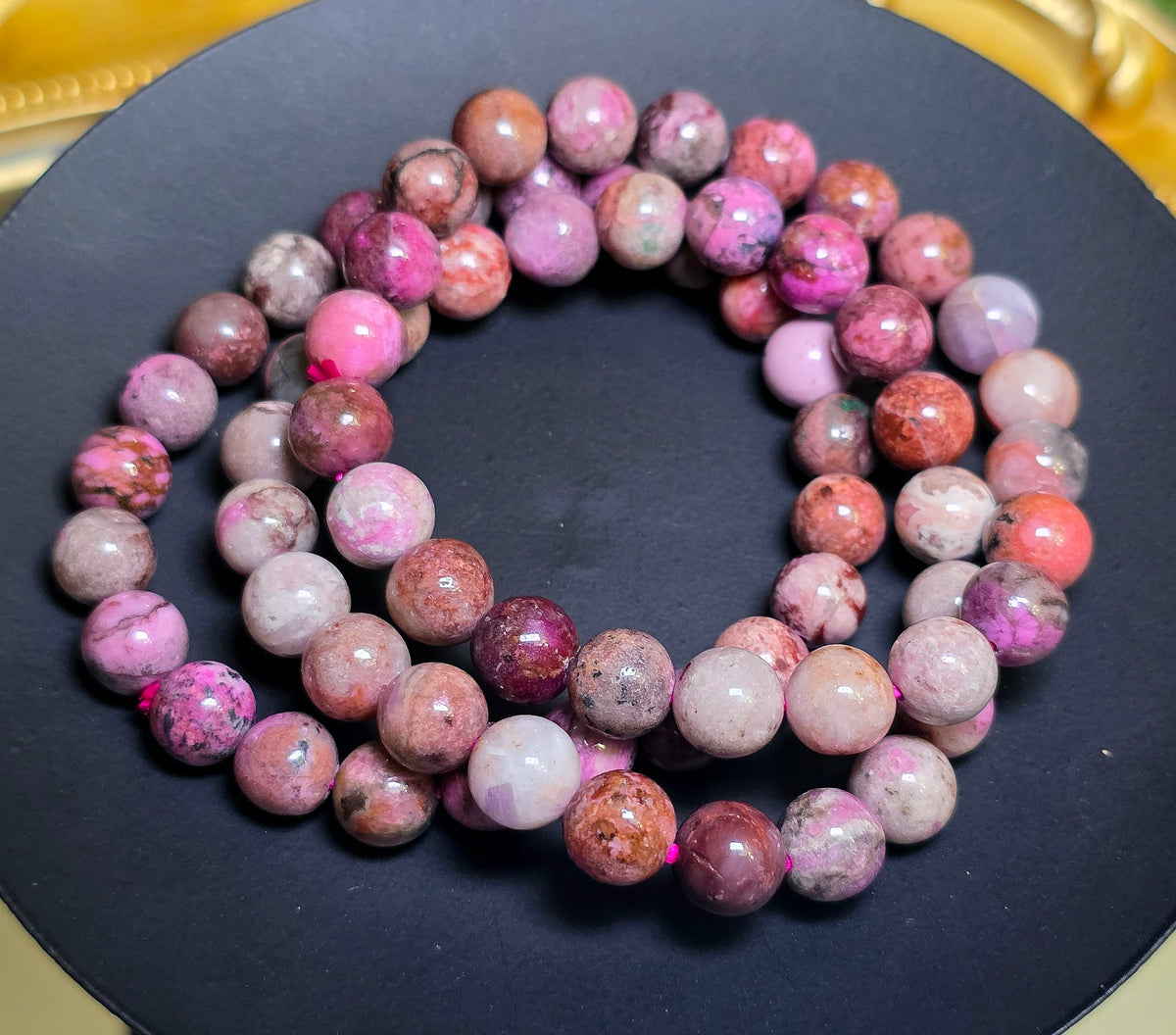 Cobalto Calcite Stretch Bracelet 8mm