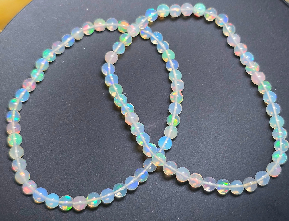 Opal Stretch Bracelet 4mm