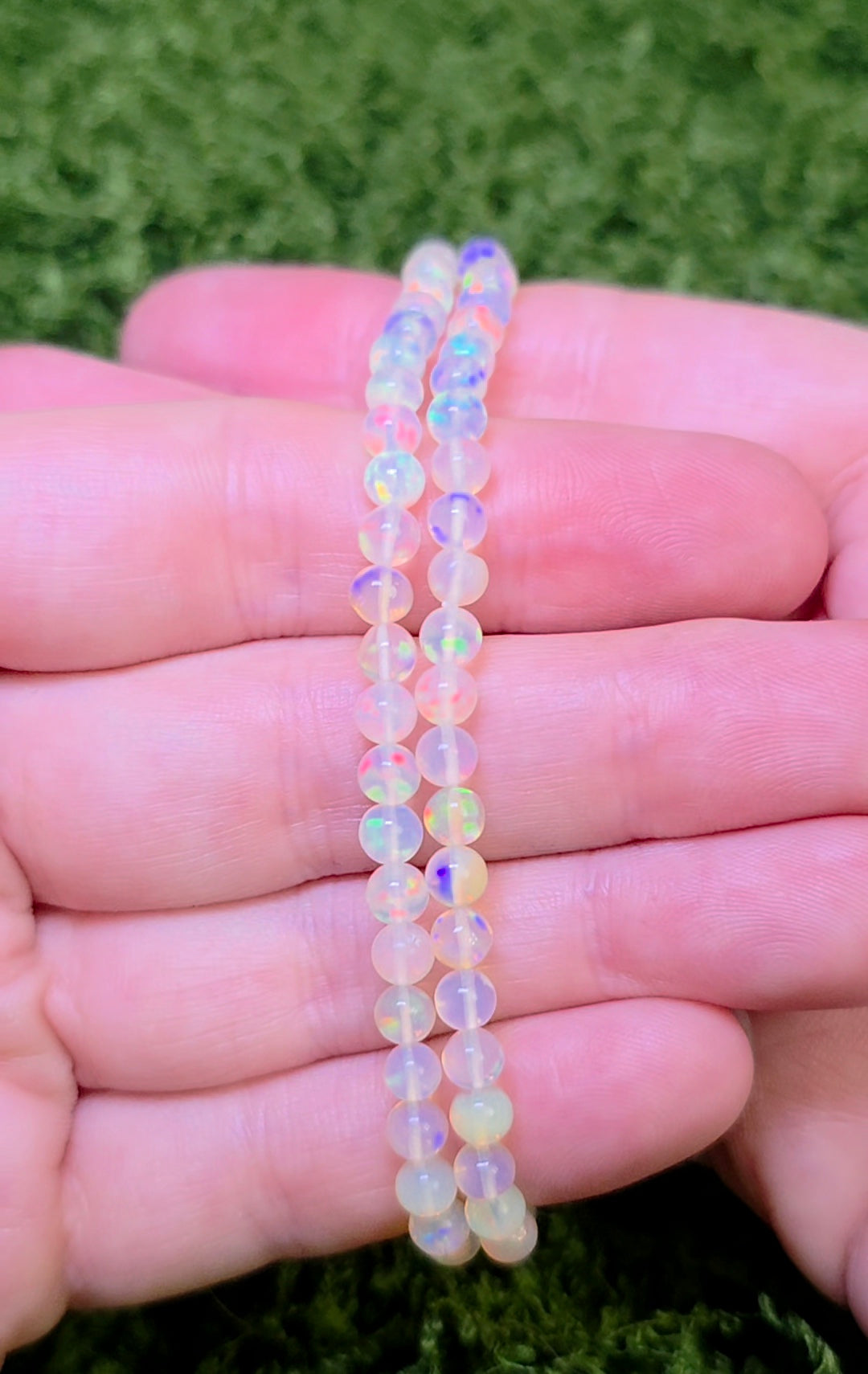 Opal Stretch Bracelet 4mm