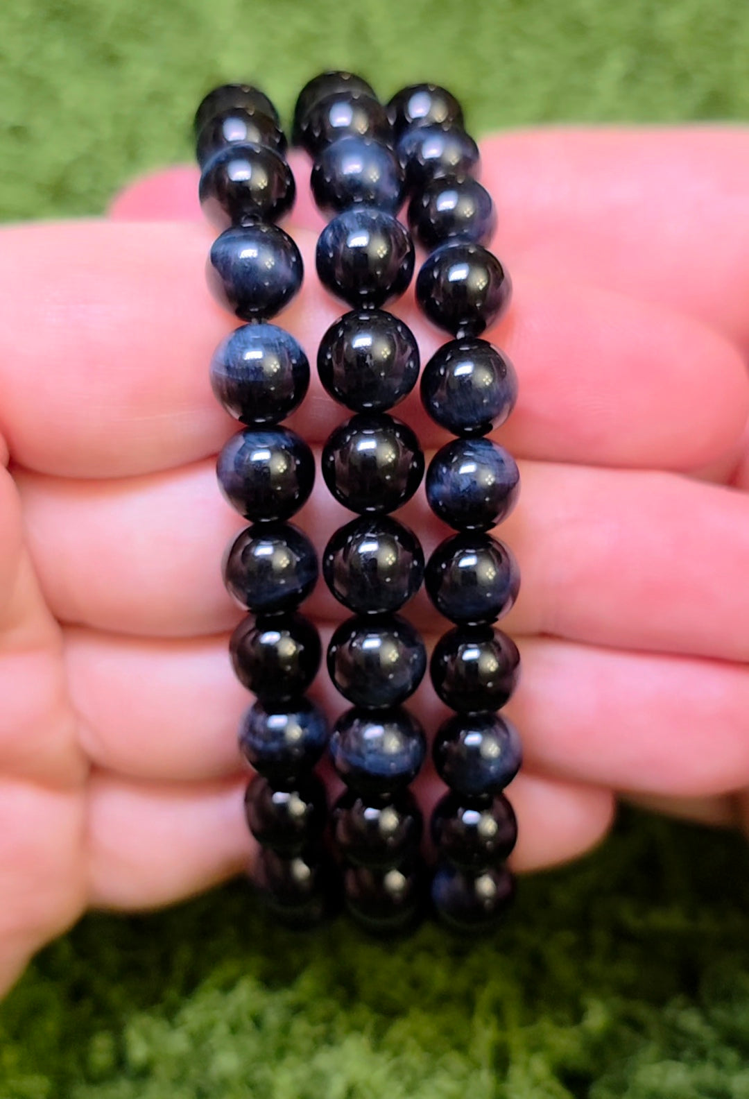 Blue Tigers Eye Bracelet 8mm