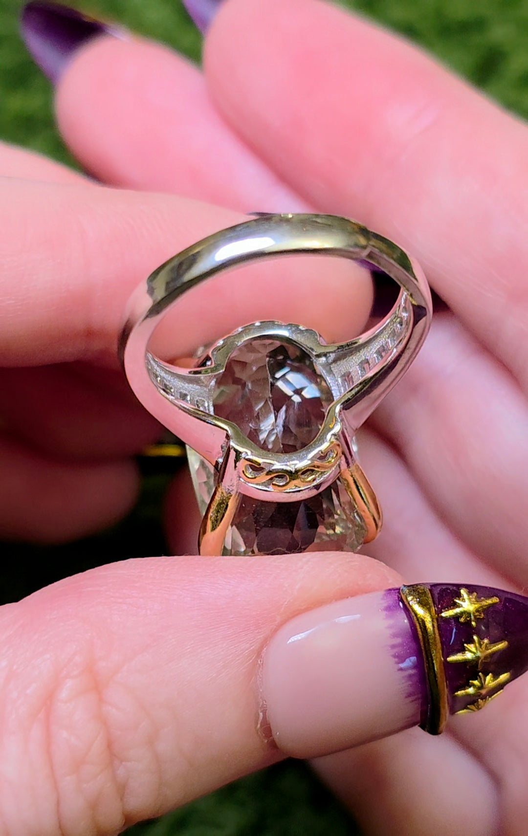 Green Quartz Statement Ring B