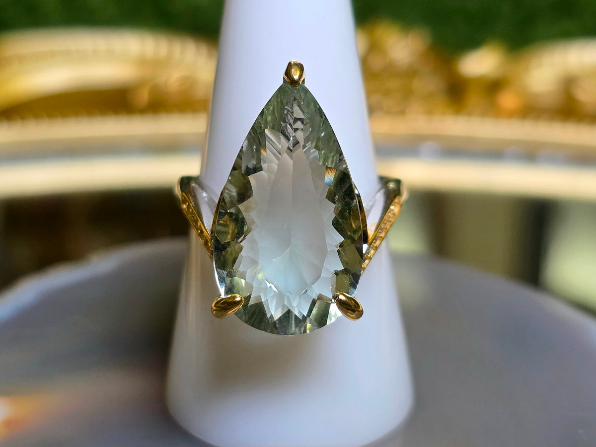 Green Quartz Statement Ring C