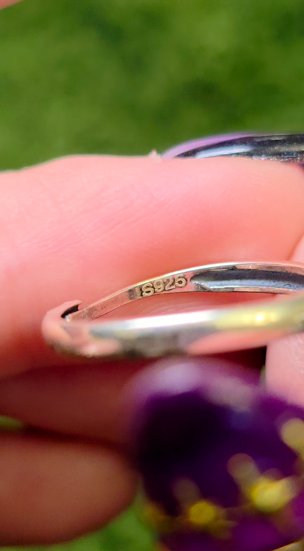 Smokey Quartz Bat Wing Ring