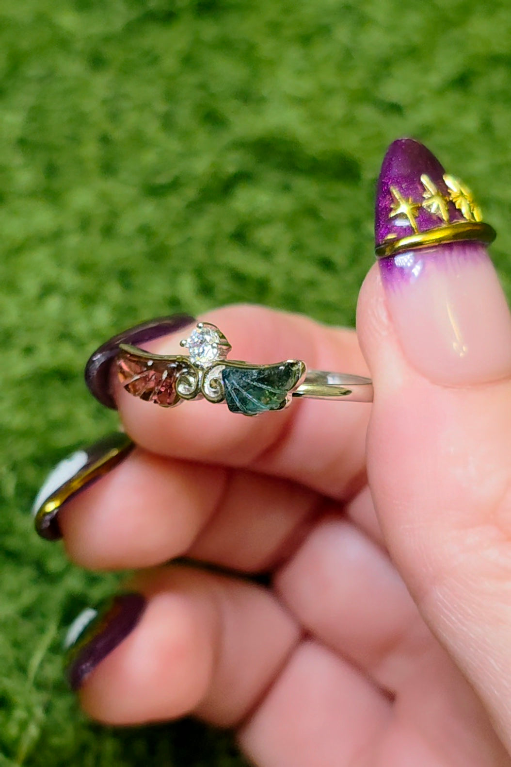 Tourmaline Wings Ring B