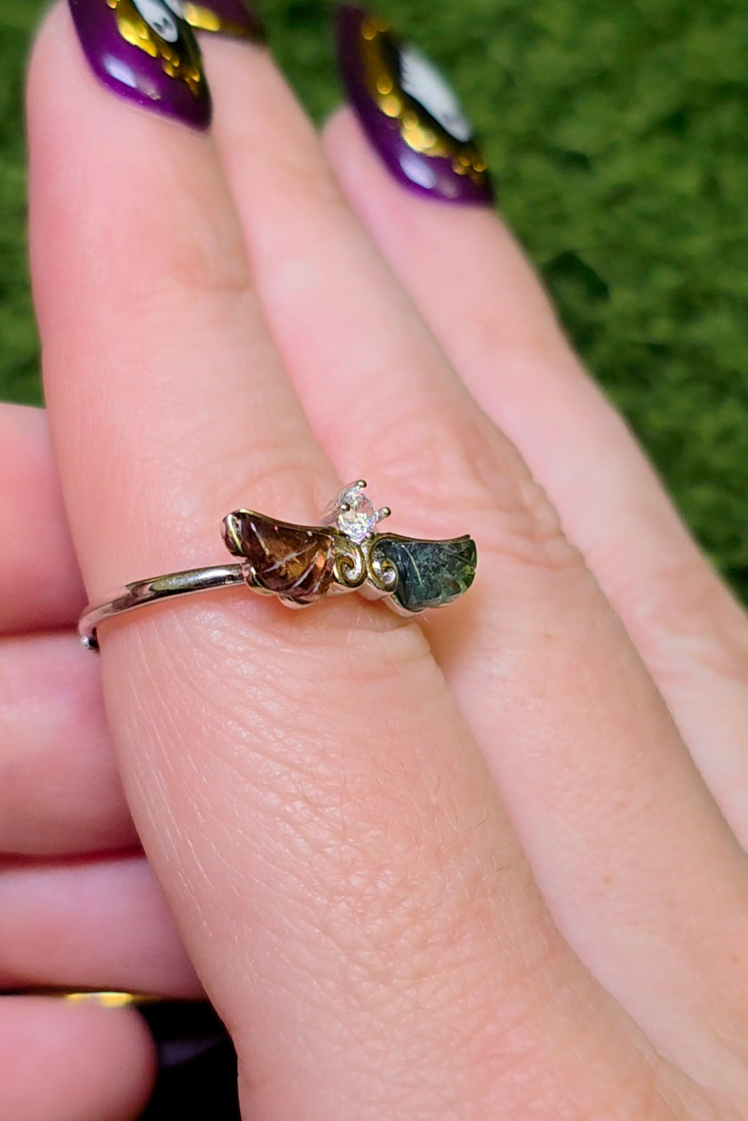Tourmaline Wings Ring B