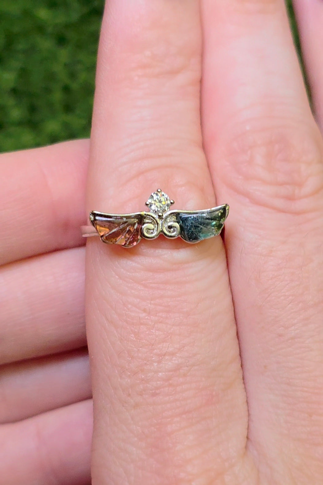 Tourmaline Wings Ring B