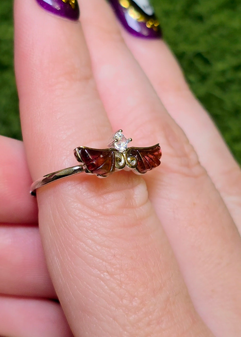 Tourmaline Wings Ring D