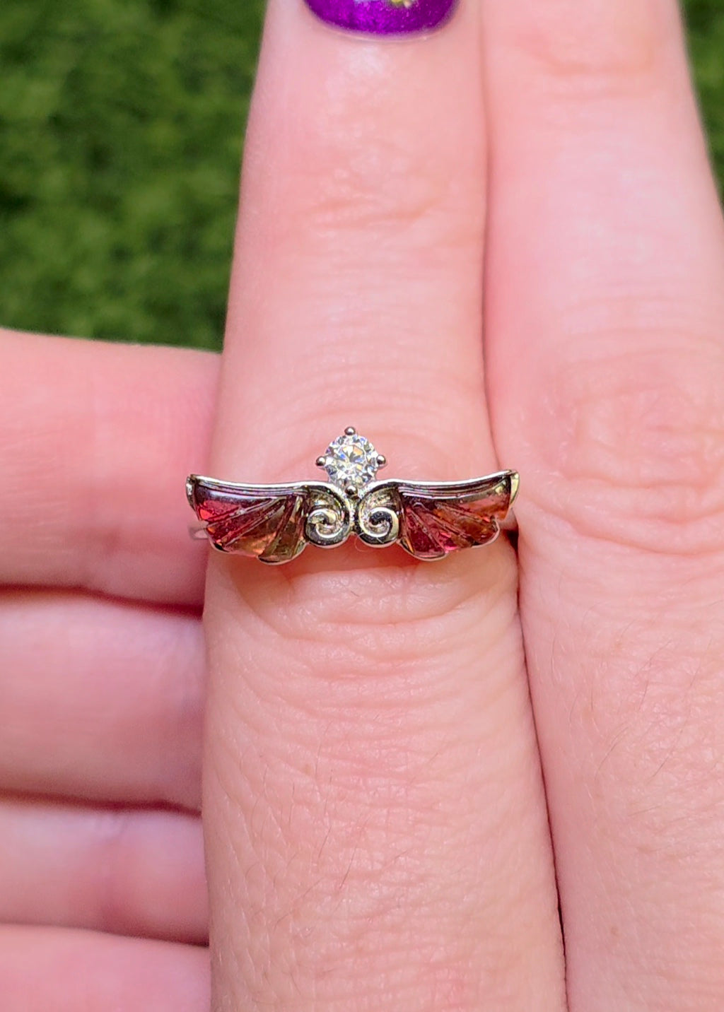 Tourmaline Wings Ring D
