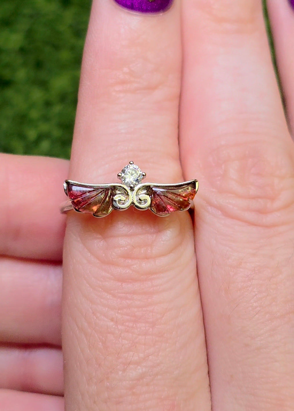 Tourmaline Wings Ring D