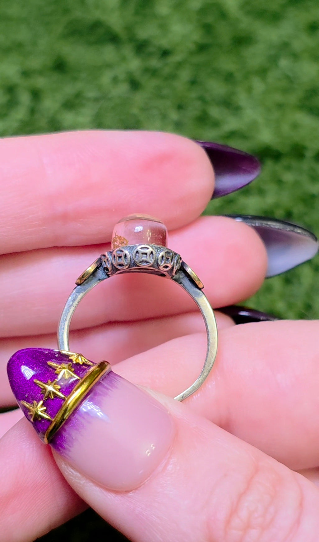 Orange Garden Quartz Ring