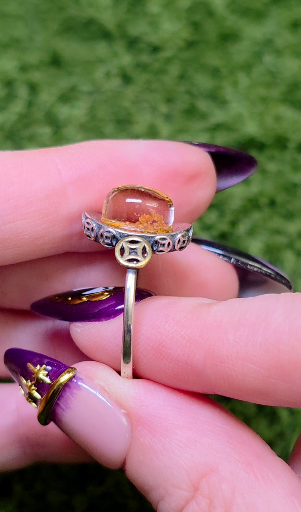Orange Garden Quartz Ring