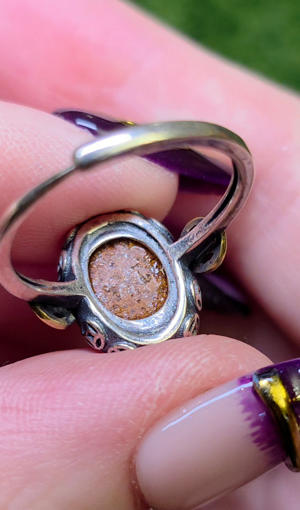 Orange Garden Quartz Ring