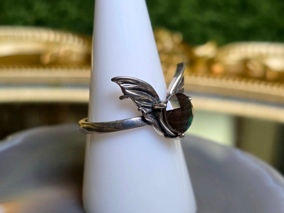 Green Fairy Ammolite Ring