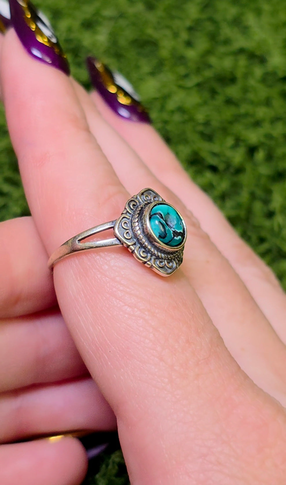 Turquoise Donut Ring