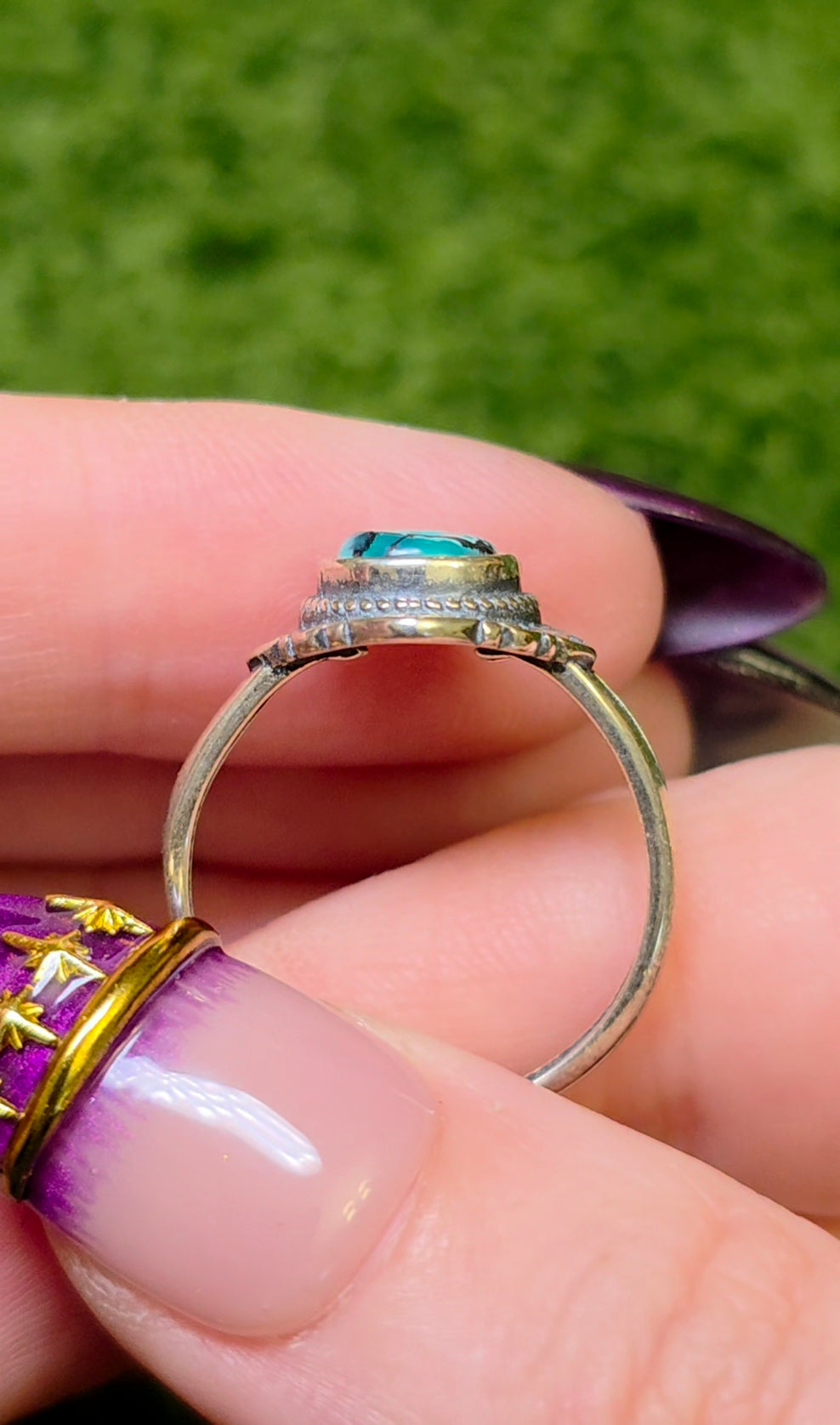 Turquoise Donut Ring