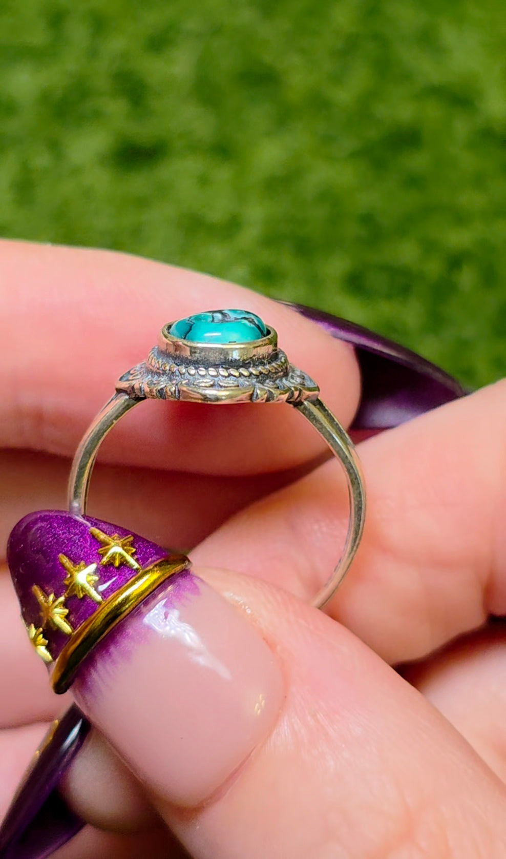 Turquoise Donut Ring
