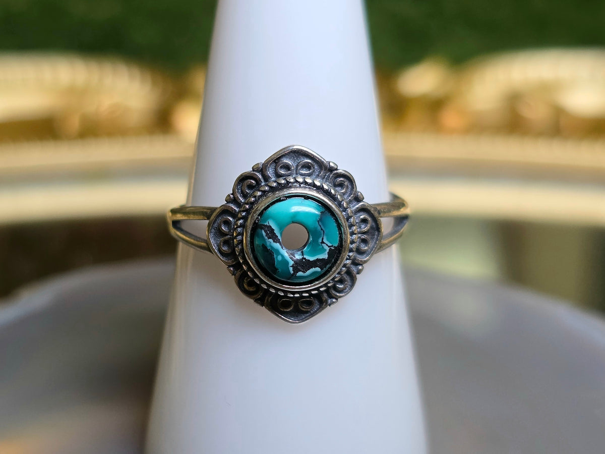 Turquoise Donut Ring