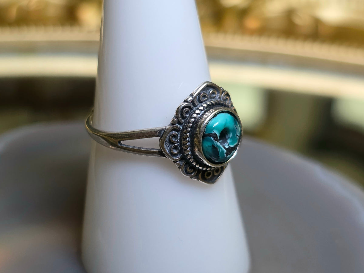 Turquoise Donut Ring