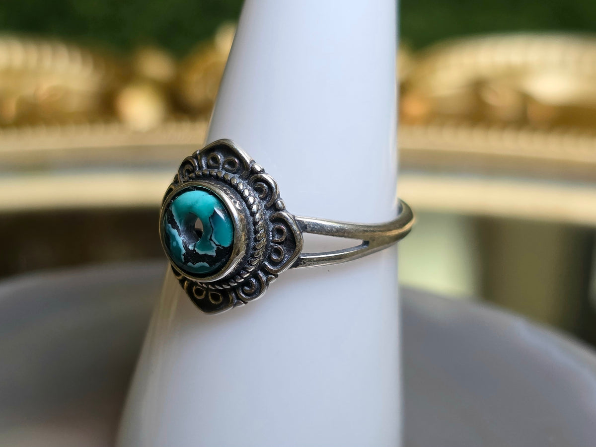 Turquoise Donut Ring