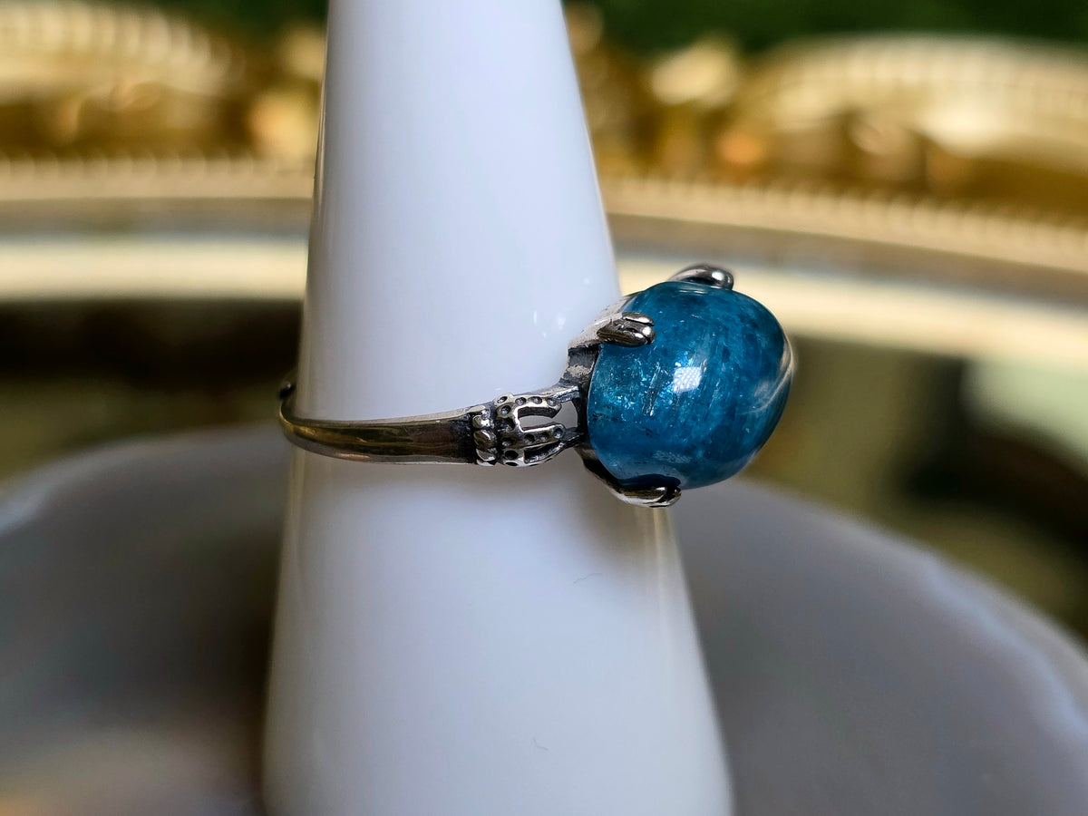 Blue Apatite Ring