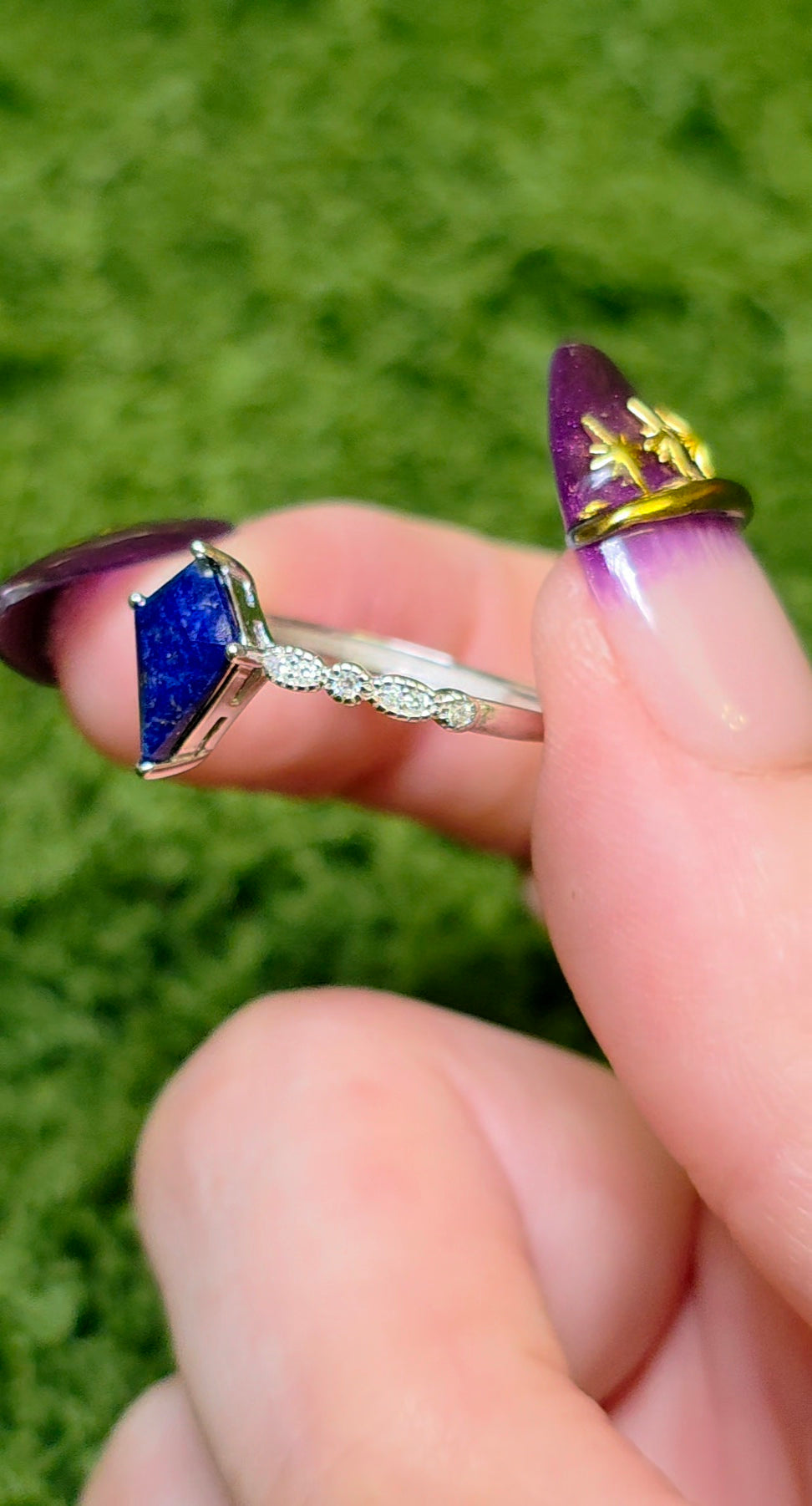 Lapis Lazuli Kite Ring