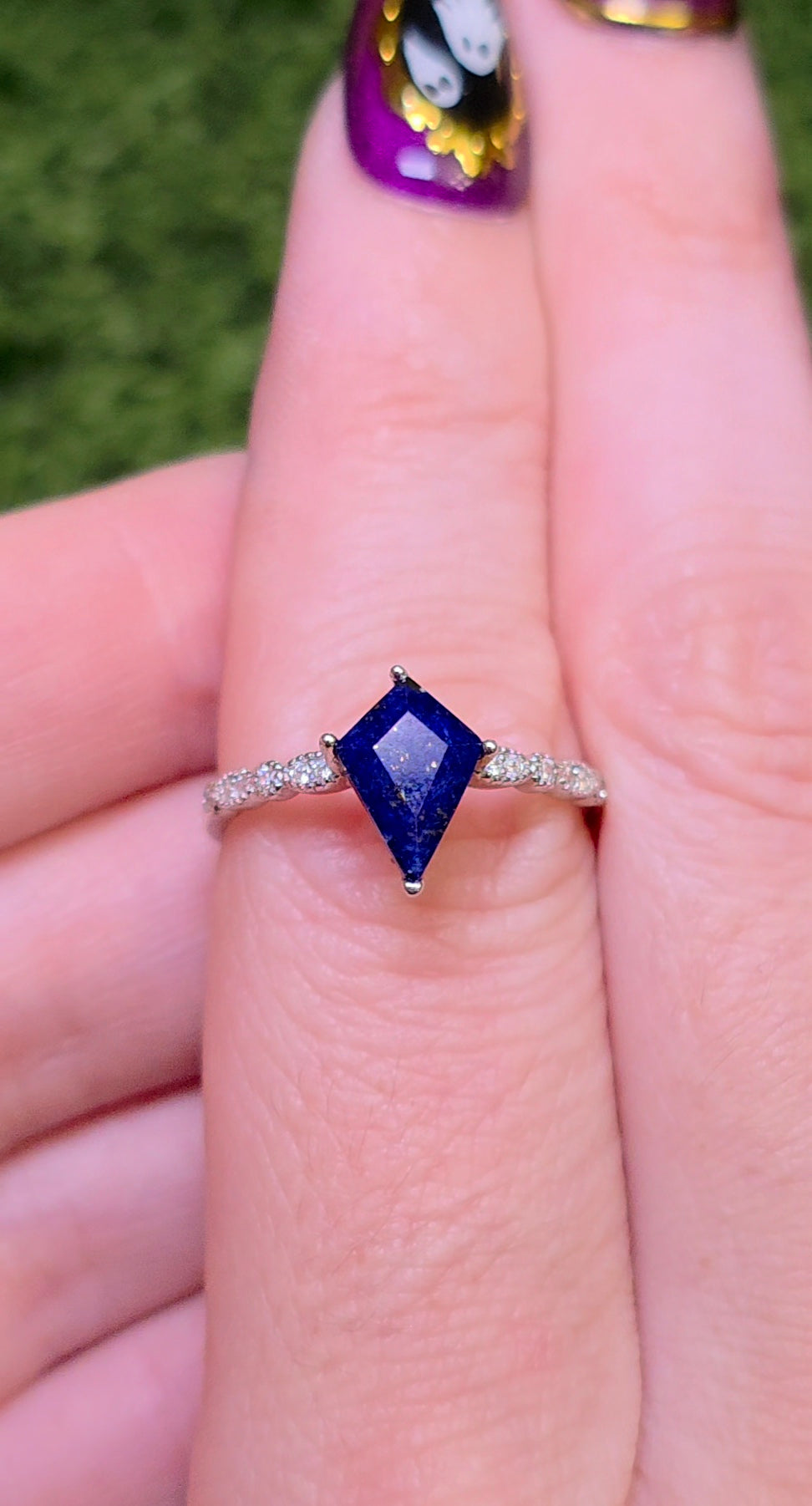 Lapis Lazuli Kite Ring