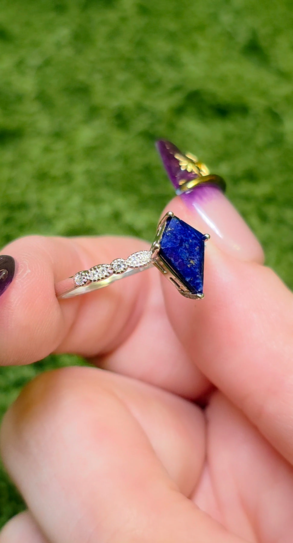 Lapis Lazuli Kite Ring