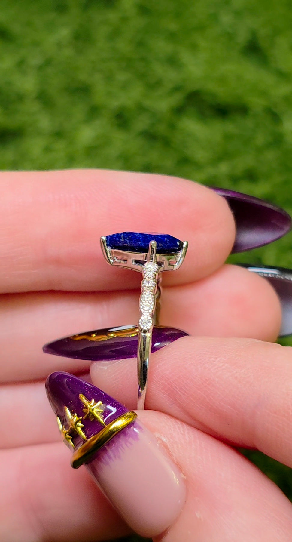 Lapis Lazuli Kite Ring