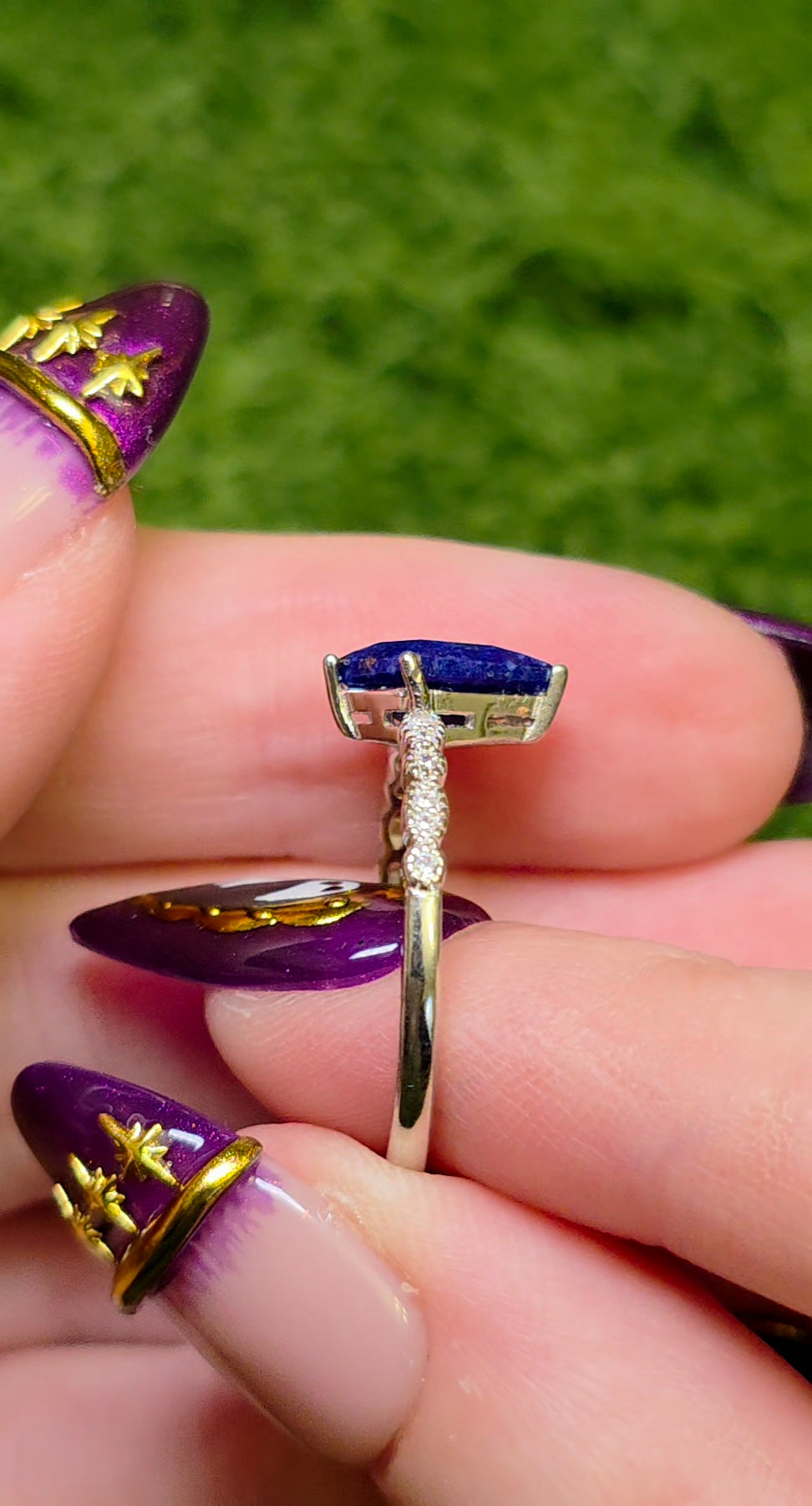 Lapis Lazuli Kite Ring