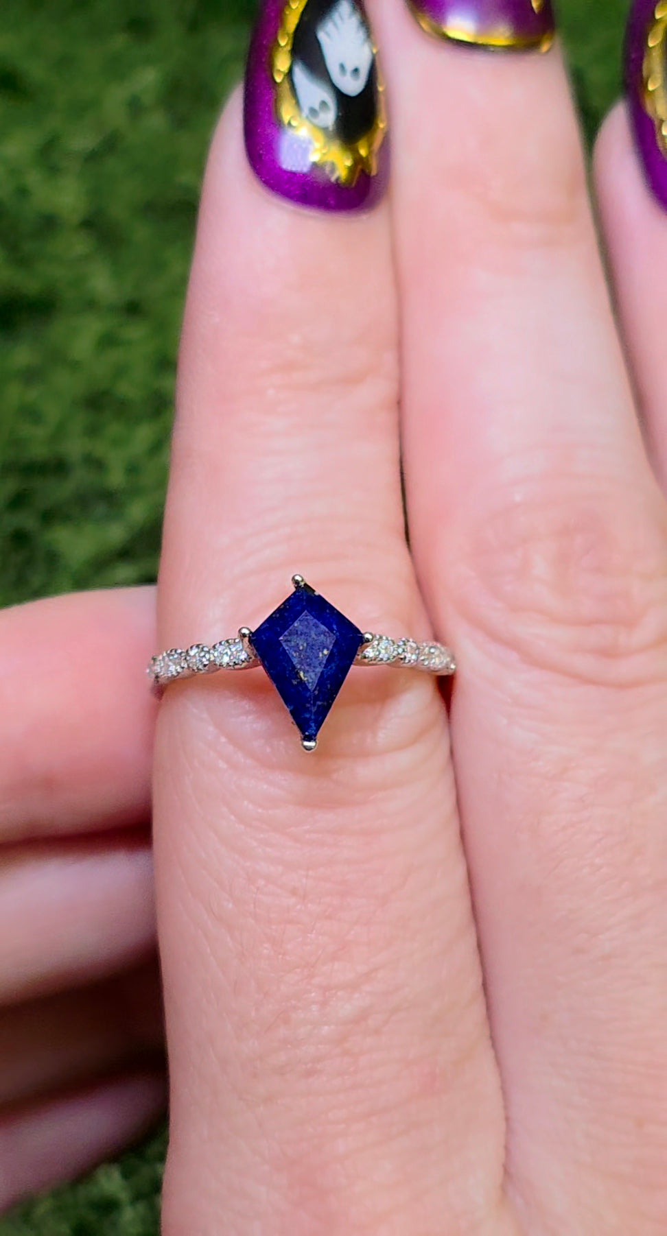 Lapis Lazuli Kite Ring