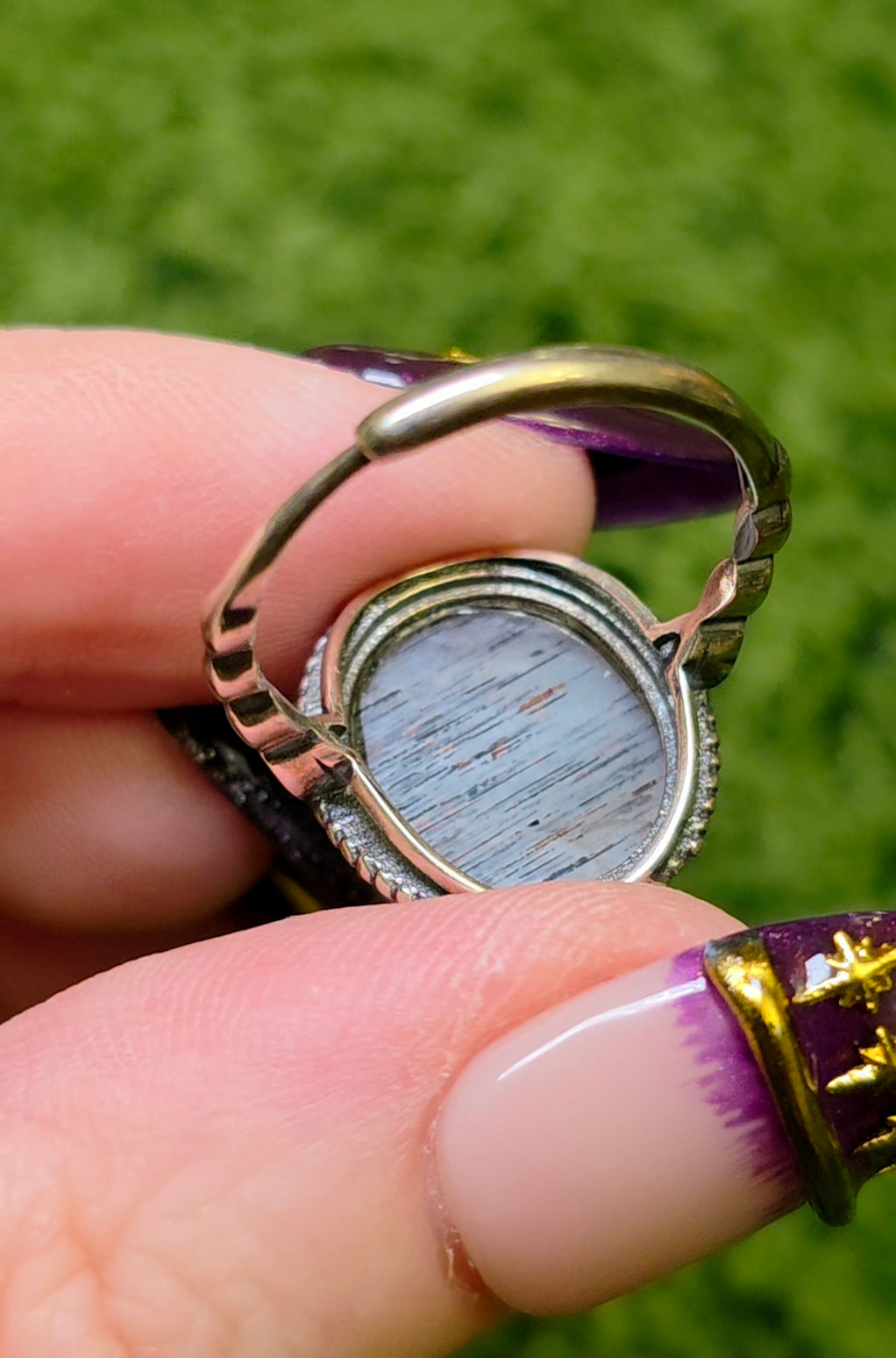 Black Moonstone Ring B