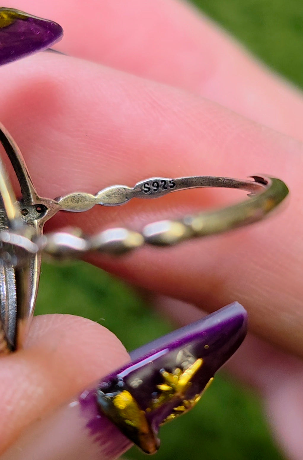 Black Moonstone Ring B
