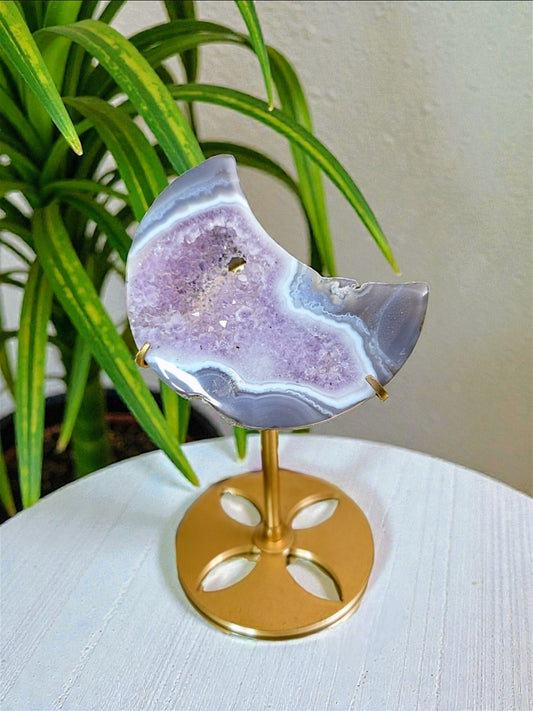 Amethyst and Agate Moon B