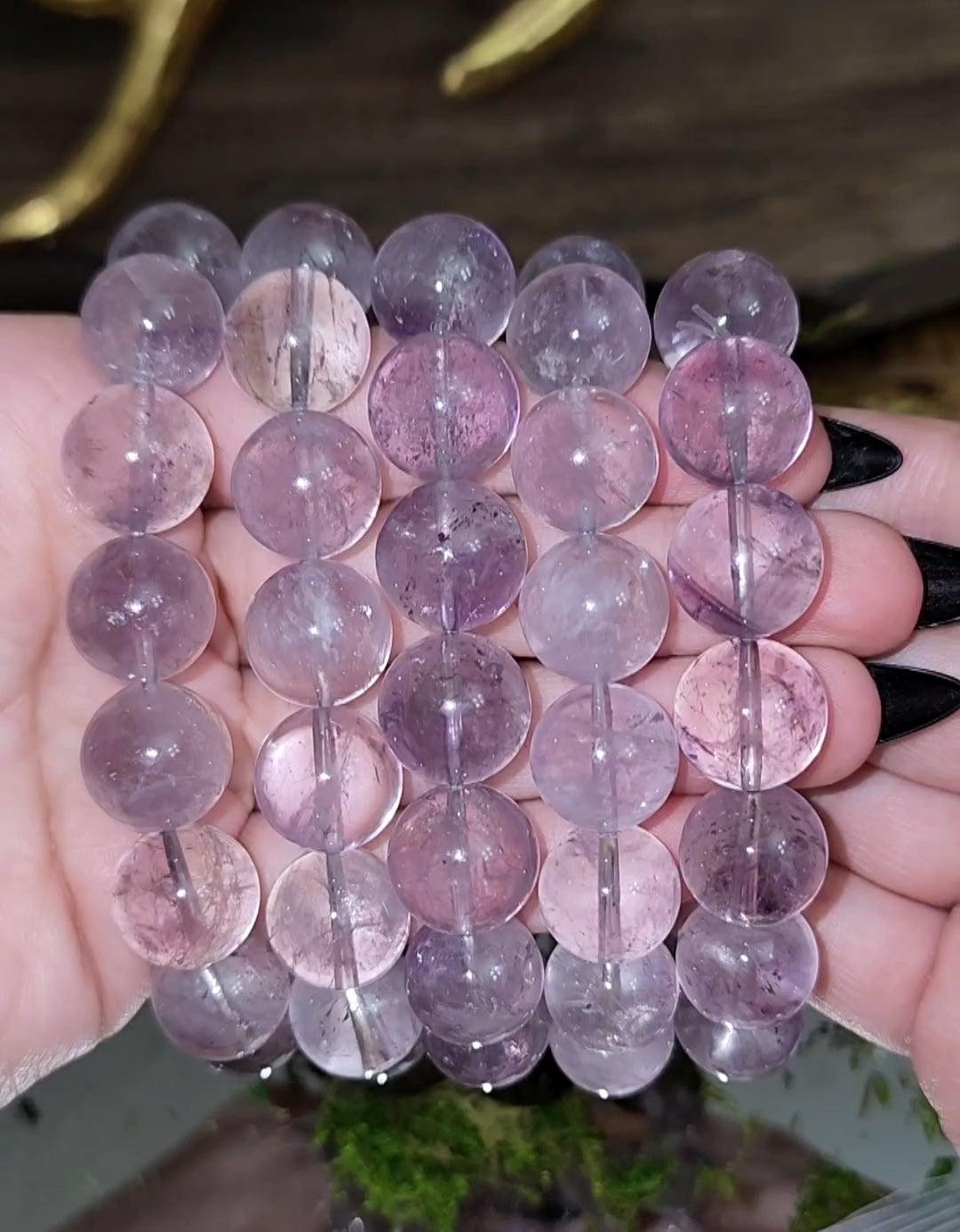 Lavender Amethyst Stretch Bracelet